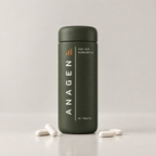 Oratide Anagen for Him: a forest-green bottle with ANAGEN printed vertically, 60 tablets