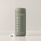 Oratide Anagen for Her: a sage-green bottle with ANAGEN printed vertically, 60 tablets
